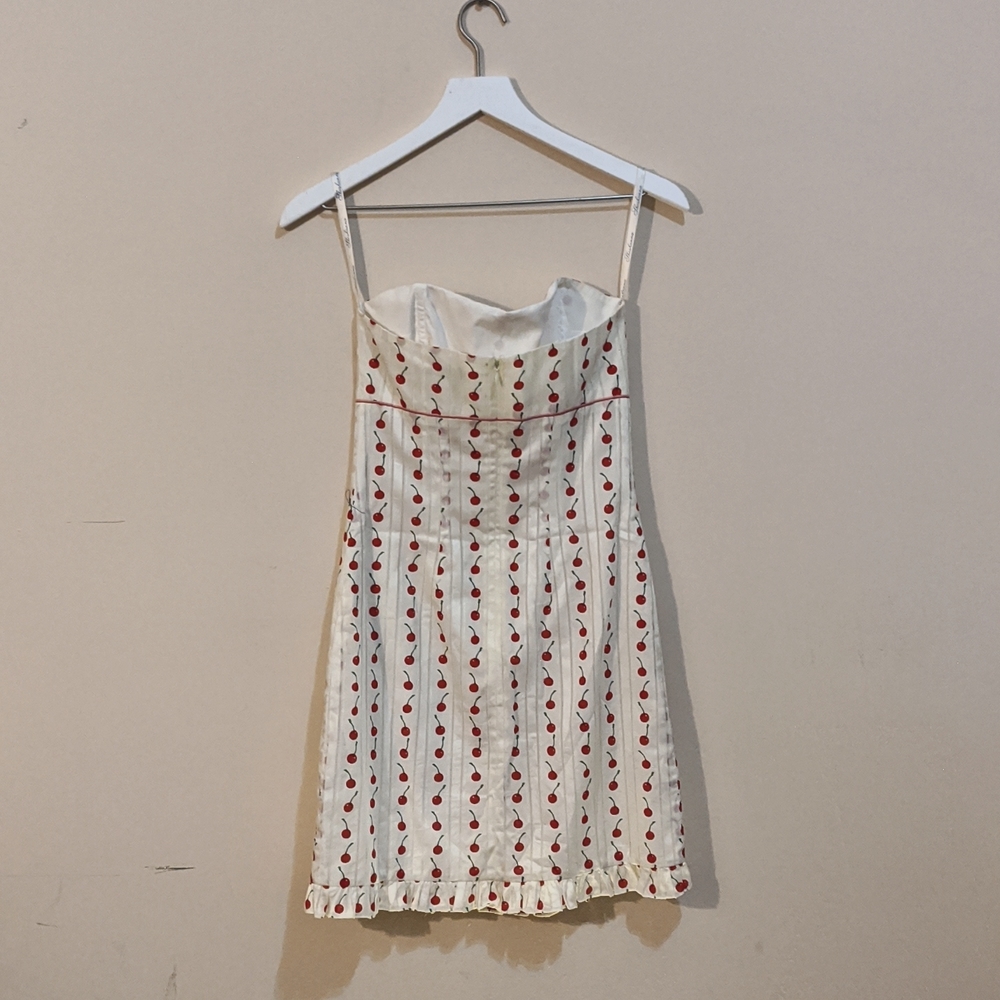 Shoshanna Cherry Sleeveless mini dress sz 2 - Picture 4 of 4